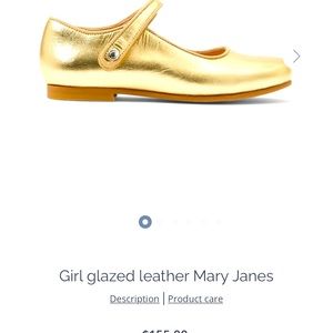 Jacadi Paris Girl Glazed Leather Mary Janes. Size 2.5